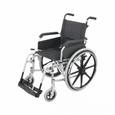Wheelchair (Detachable Arm/Footrest) - 46cm, Steel